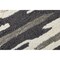 Homeroots 4 ft. Round Black & Gray Camouflage Area Rug 396196 - alternate 4